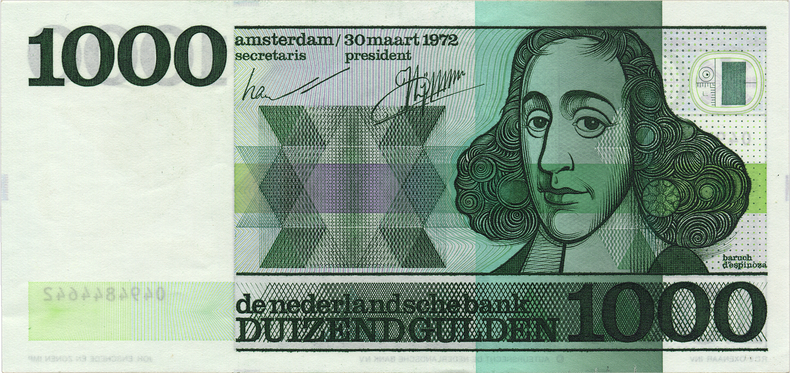 Spinoza f 1000 (1972)