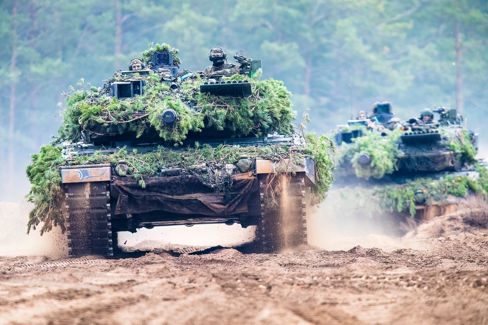 Tank op de hei