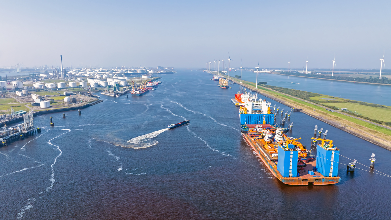 Haven van Rotterdam.