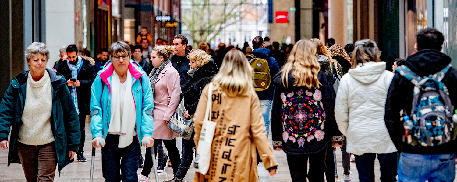 Mensen op straat