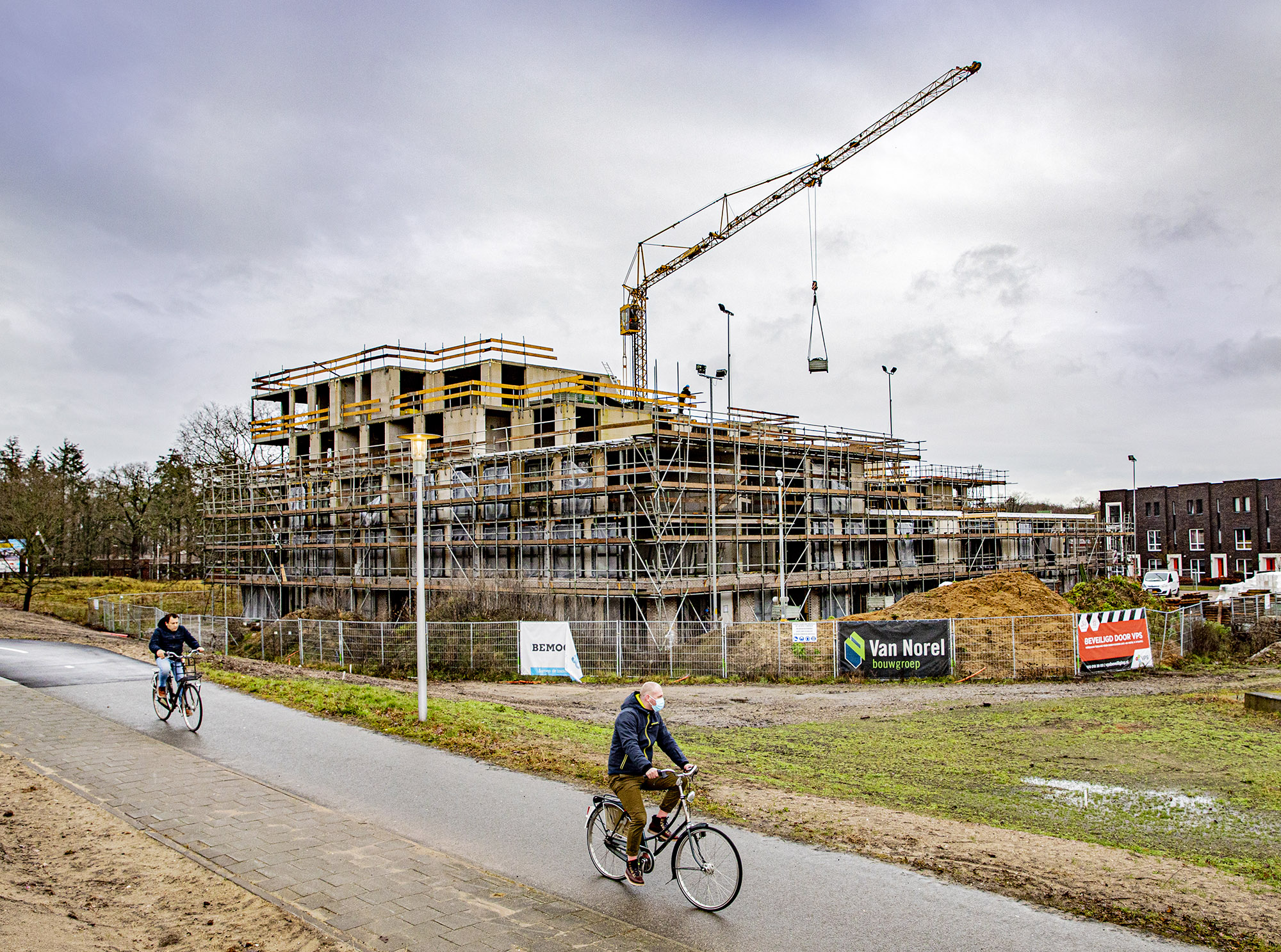 Huis in aanbouw