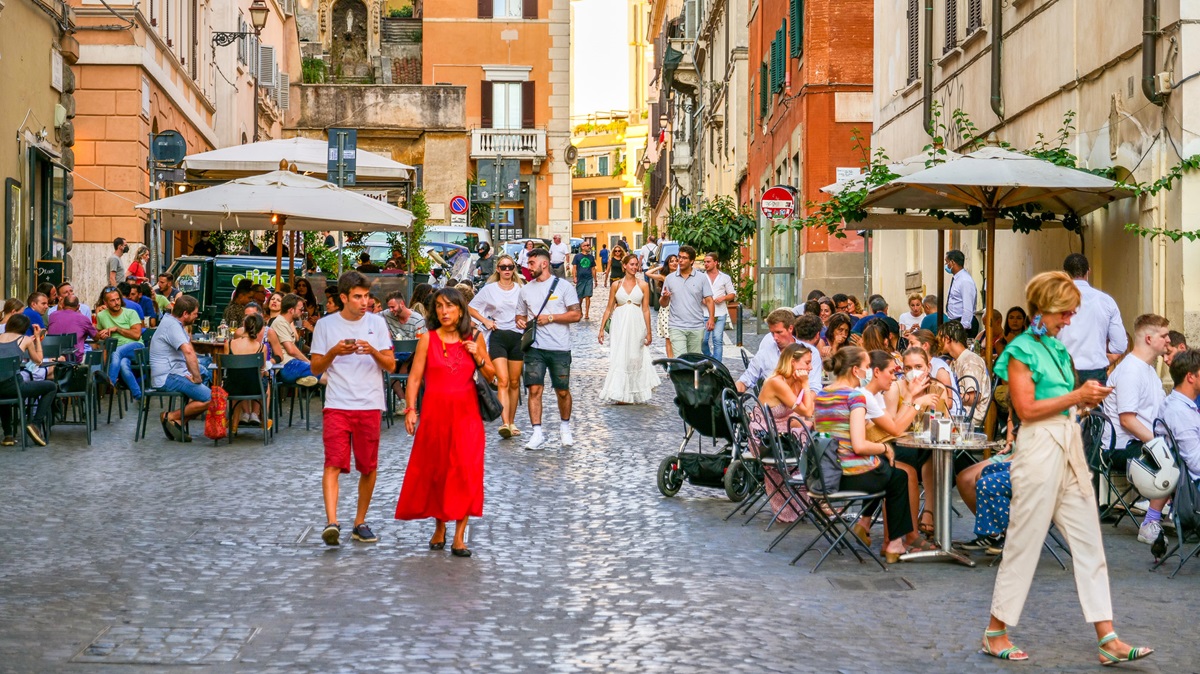 Straatbeeld Rome