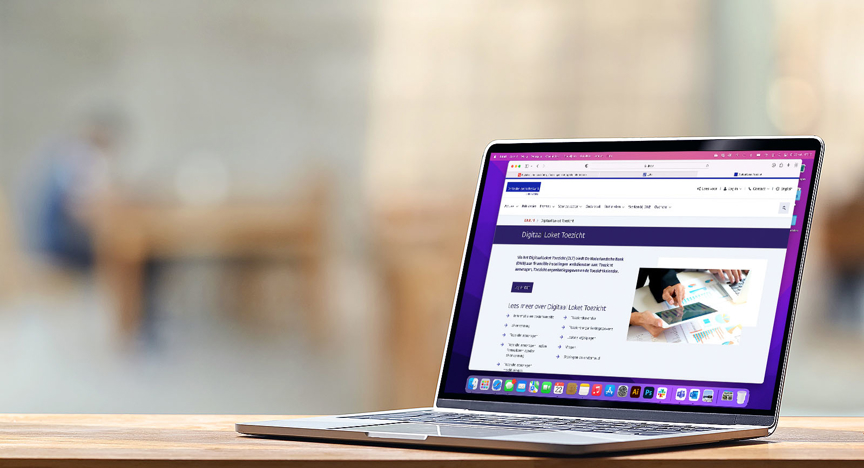 Digitaal Loket op laptopscherm