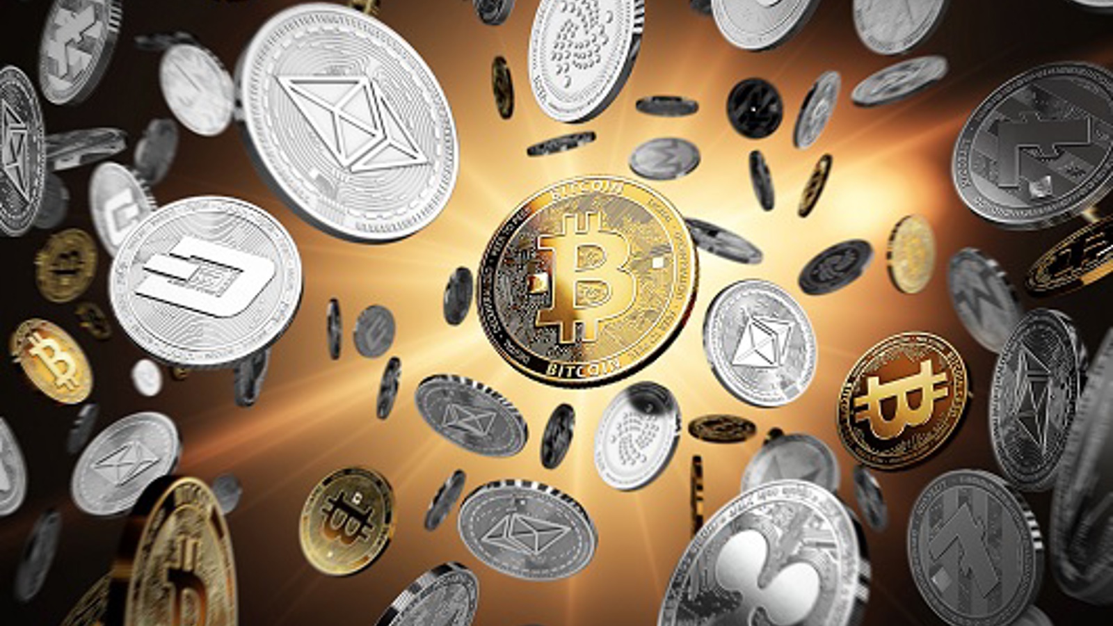 Afbeelding van bitcoinmunten 