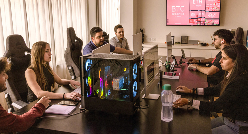 Crypto-valuta consultancy kantoor in La Plata