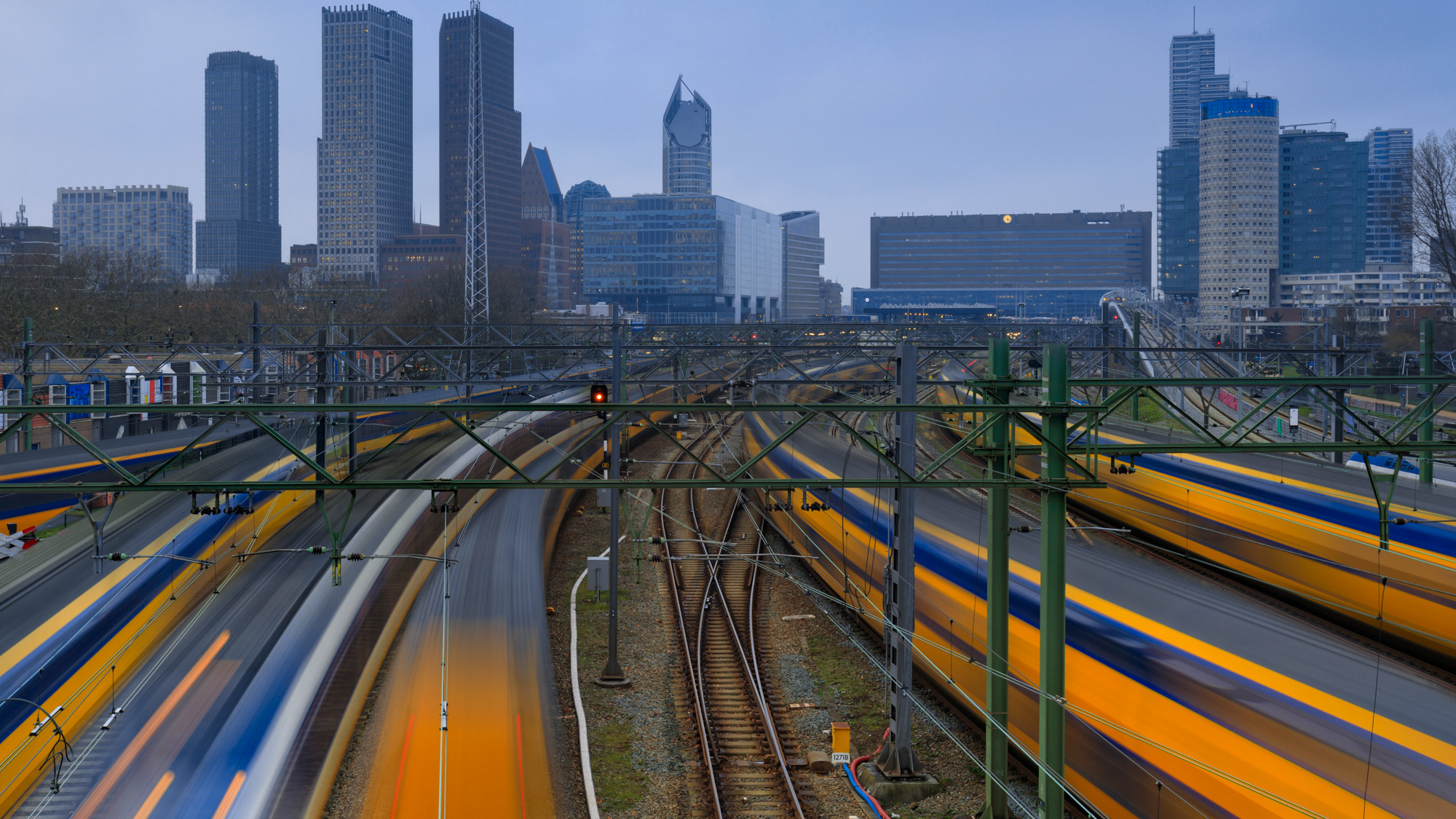 Treinen op het spoor