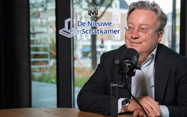 DNB-president Olaf Sleijpen in de podcast De Nieuwe Schatkamer van De Nederlandsche Bank.