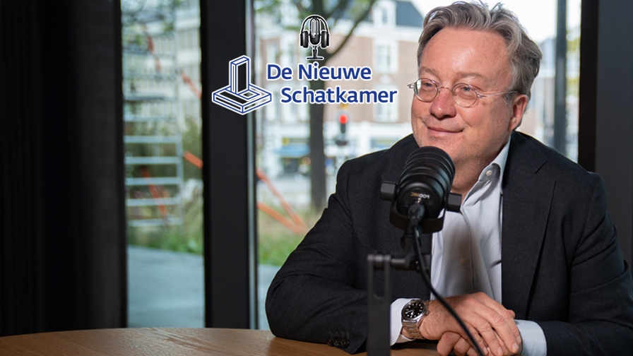 DNB-president Olaf Sleijpen in de podcast De Nieuwe Schatkamer van De Nederlandsche Bank.