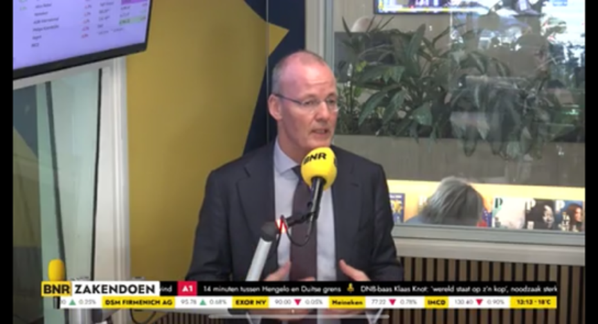 Klaas Knot bij BNR.
