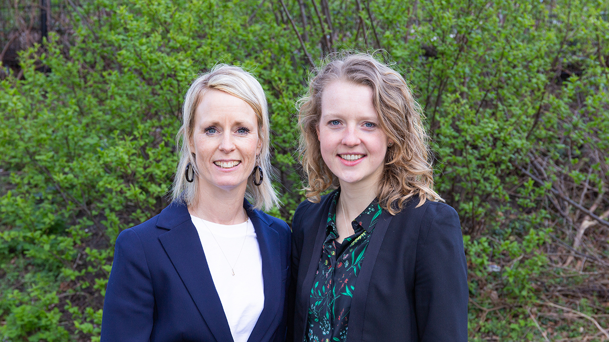 Cindy van Oorschot en Marloes van Schaik