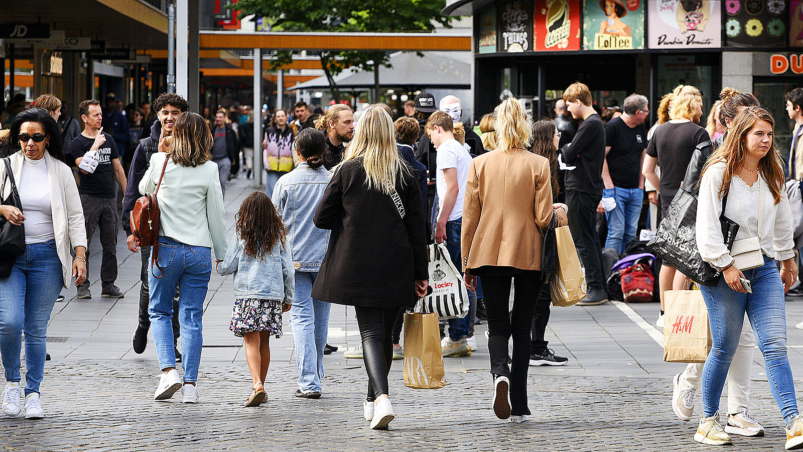 Winkelstraat in Rotterdam