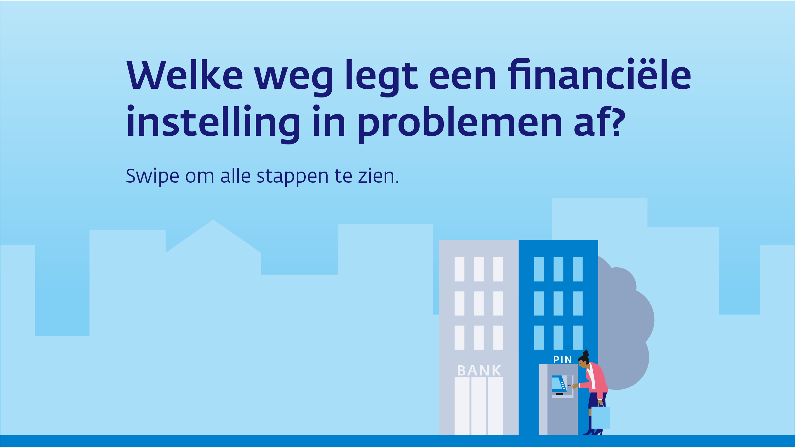 Welke weg legt een financiele instelling in problemen af?