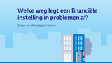Welke weg legt een financiele instelling in problemen af?