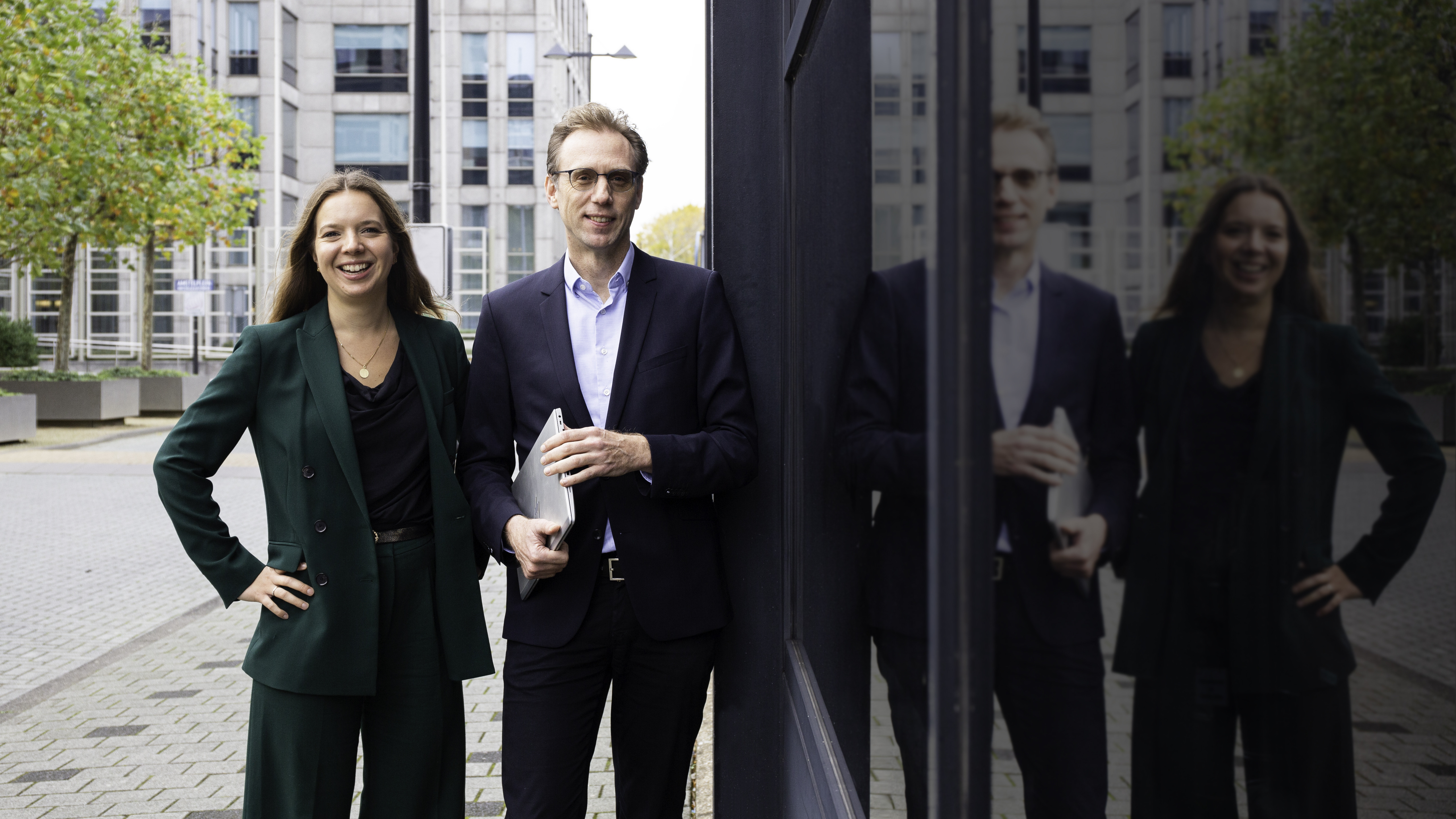 DNB-experts Vera Lubbersen en Peter Wierts 