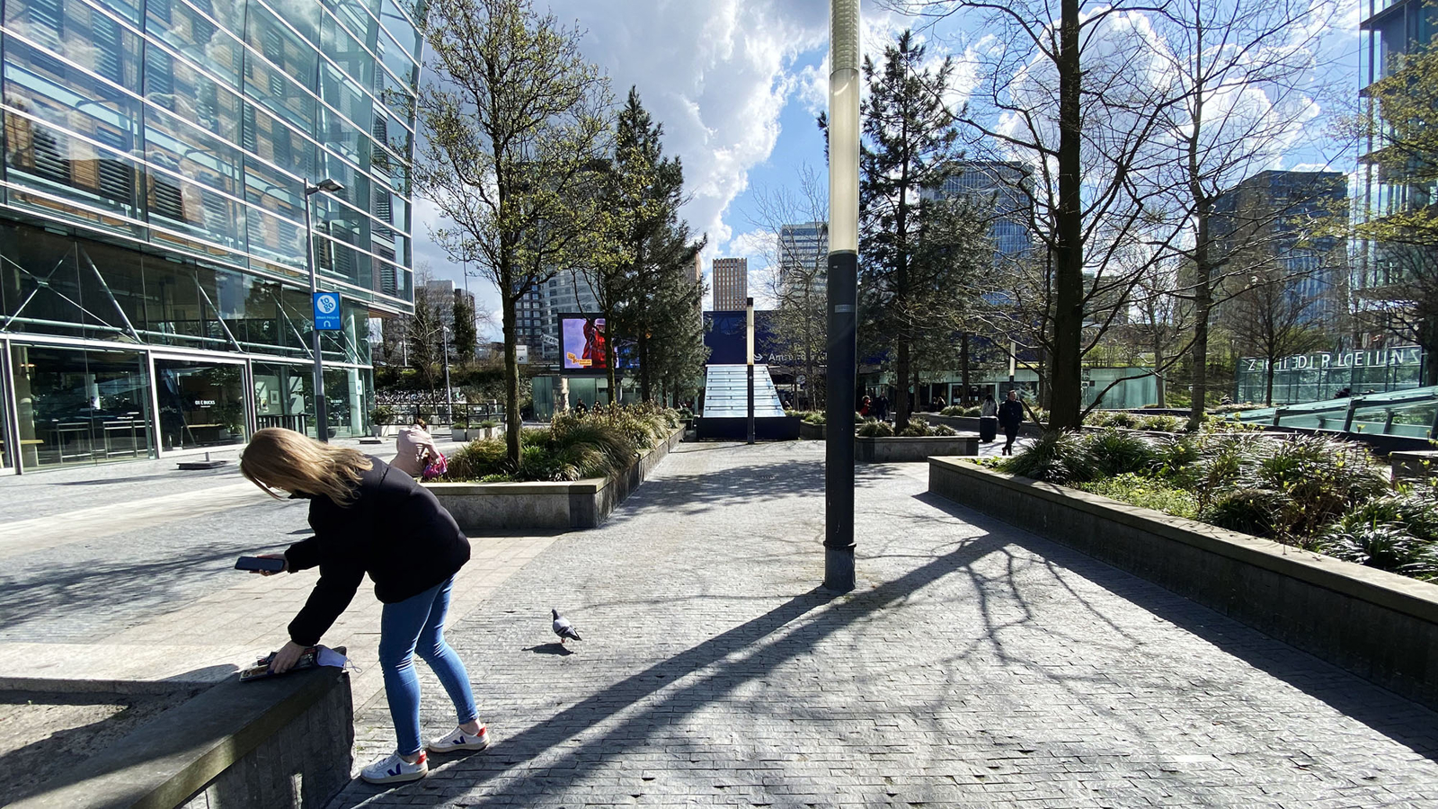 Vrouw op de Zuidas