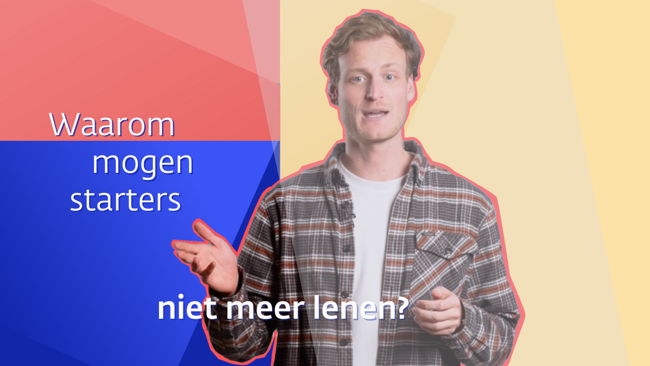 Een thumbnail bij de explainer video over de woningmarkt.