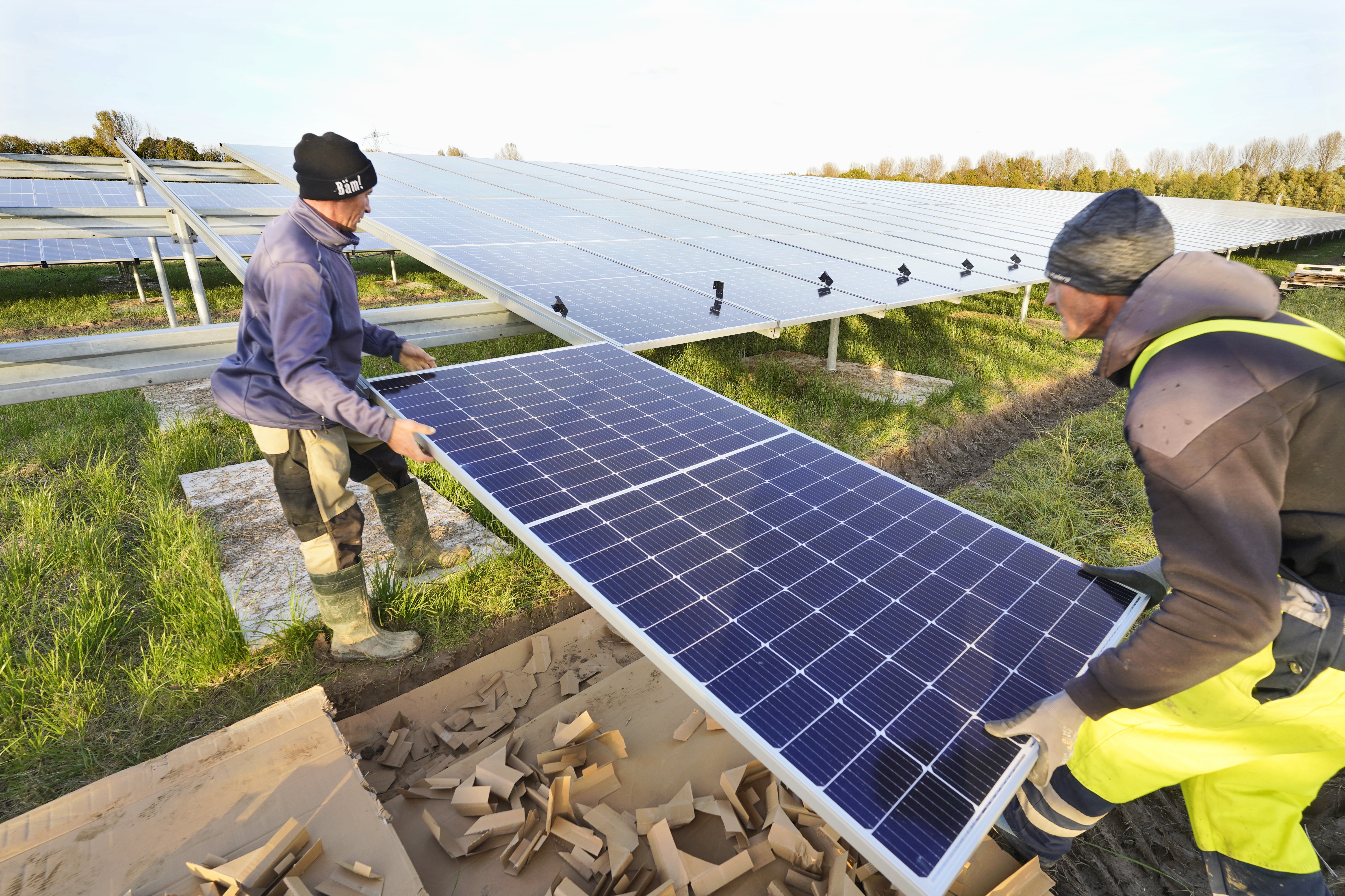 Zonnepanelen.