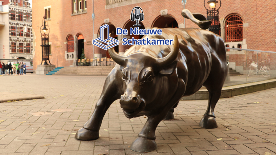 Beeld: stier voor beursplein. 