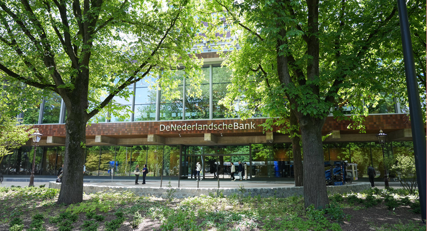 De Nederlandsche Bank in het groen