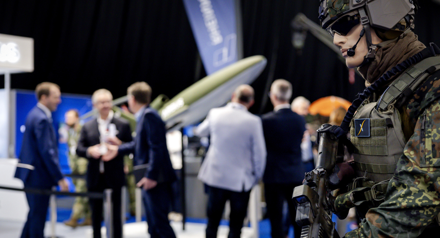 Internationale defensiebeurs NEDS in Ahoy Rotterdam