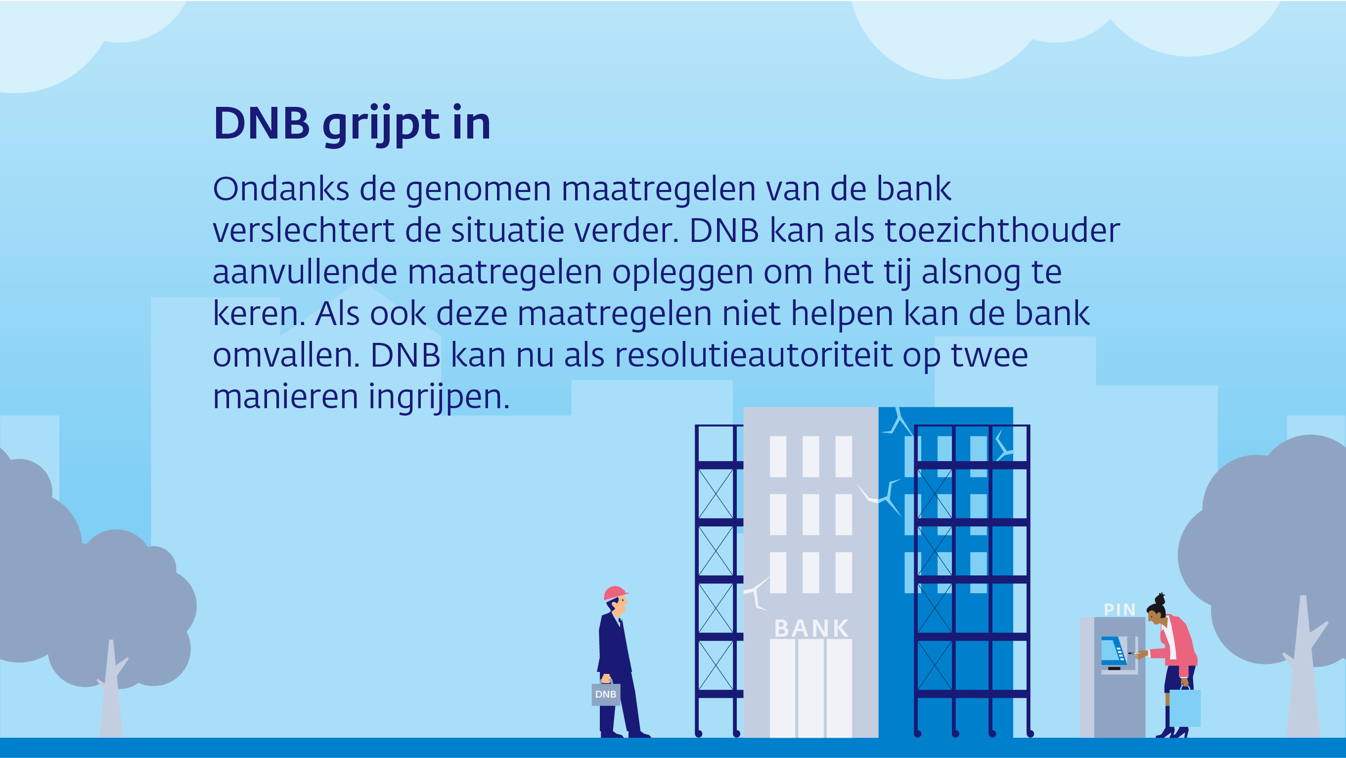 DNB grijpt in