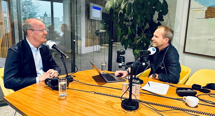 Klaas Knot te gast bij Geld of je leven op Radio1.