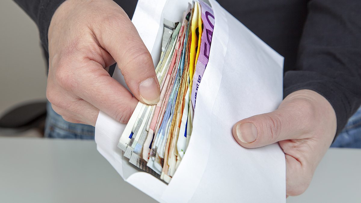 Geld in envelop