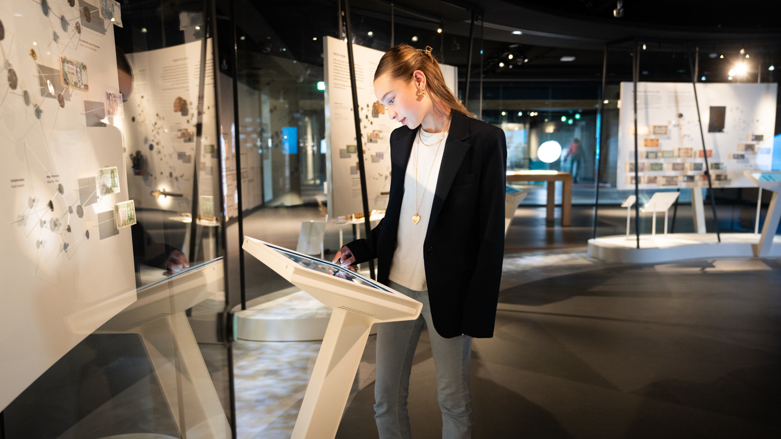 De vaste geldtentoonstelling van DNB.