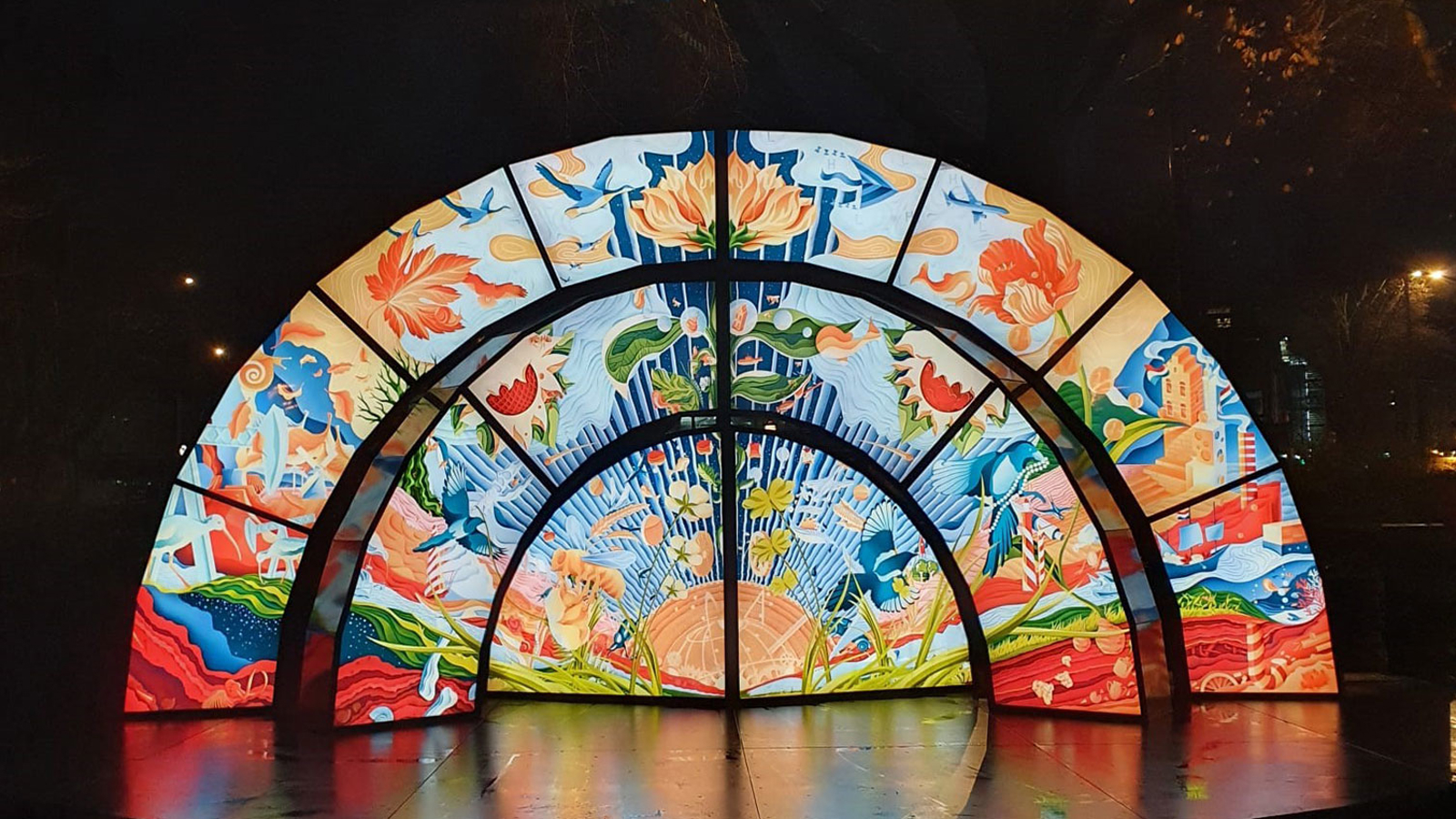 Kunstwerk avond