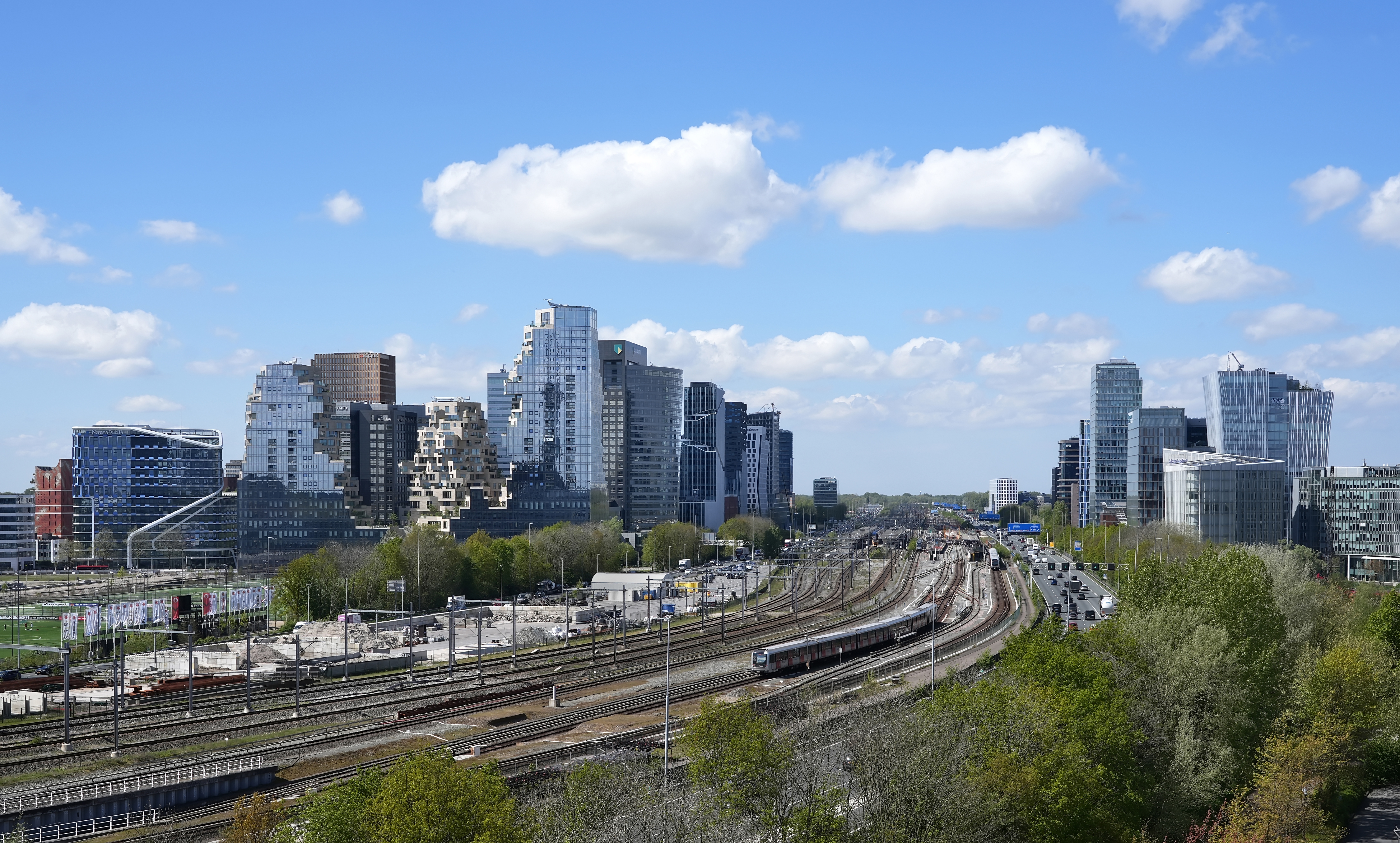 Zuidas buildings Amsterdam.