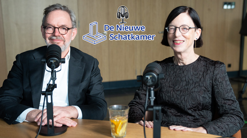 Steven Maijoor (DNB) en Laura van Geest (AFM)