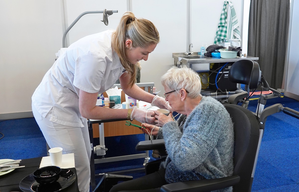 Zorg aan een patient